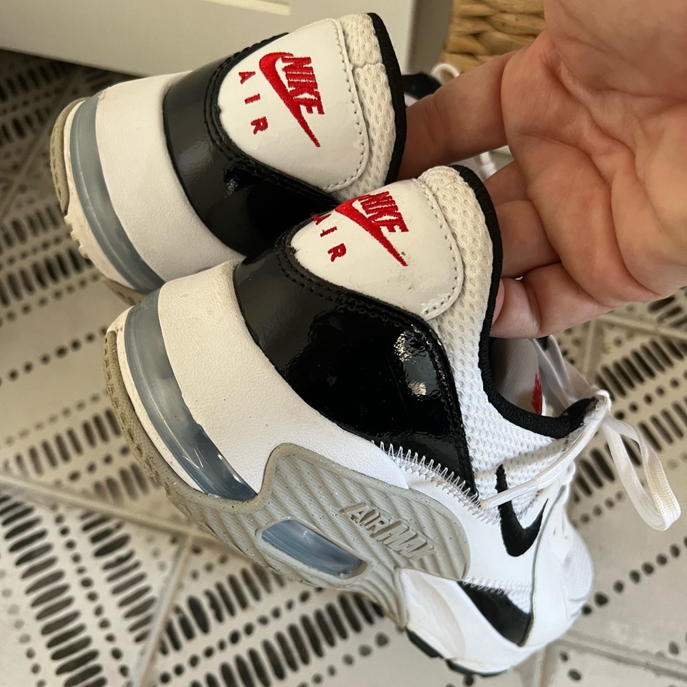 Nike Air Max White with Red/Tan/Black Patent Leather